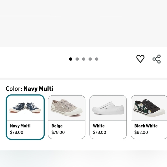 Rocket Dog Jazzin Plush Comfort Camo Sneakers Size 10 - Picture 9 of 9